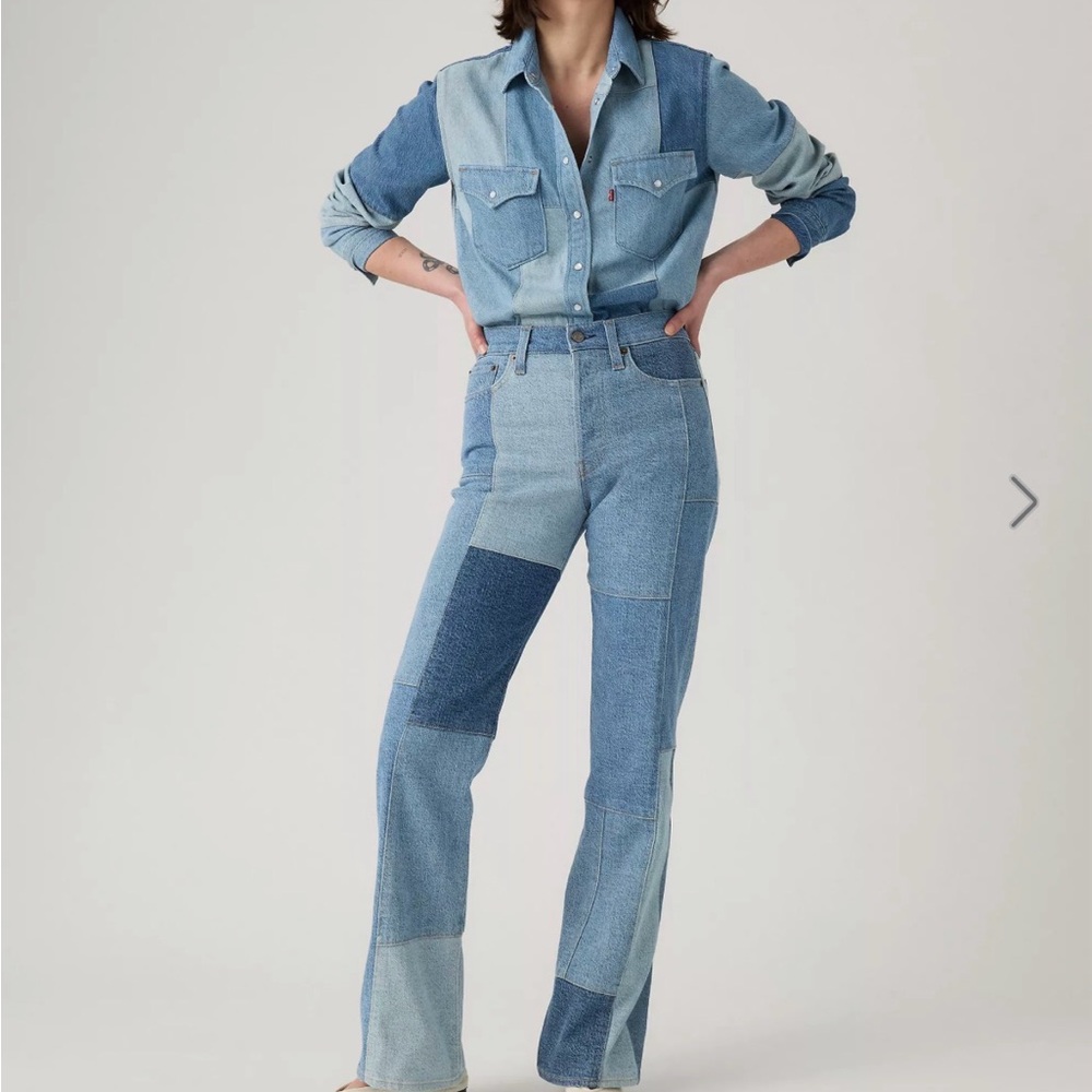 Levi’s Patchwork Wedgie Bootcut Jeans